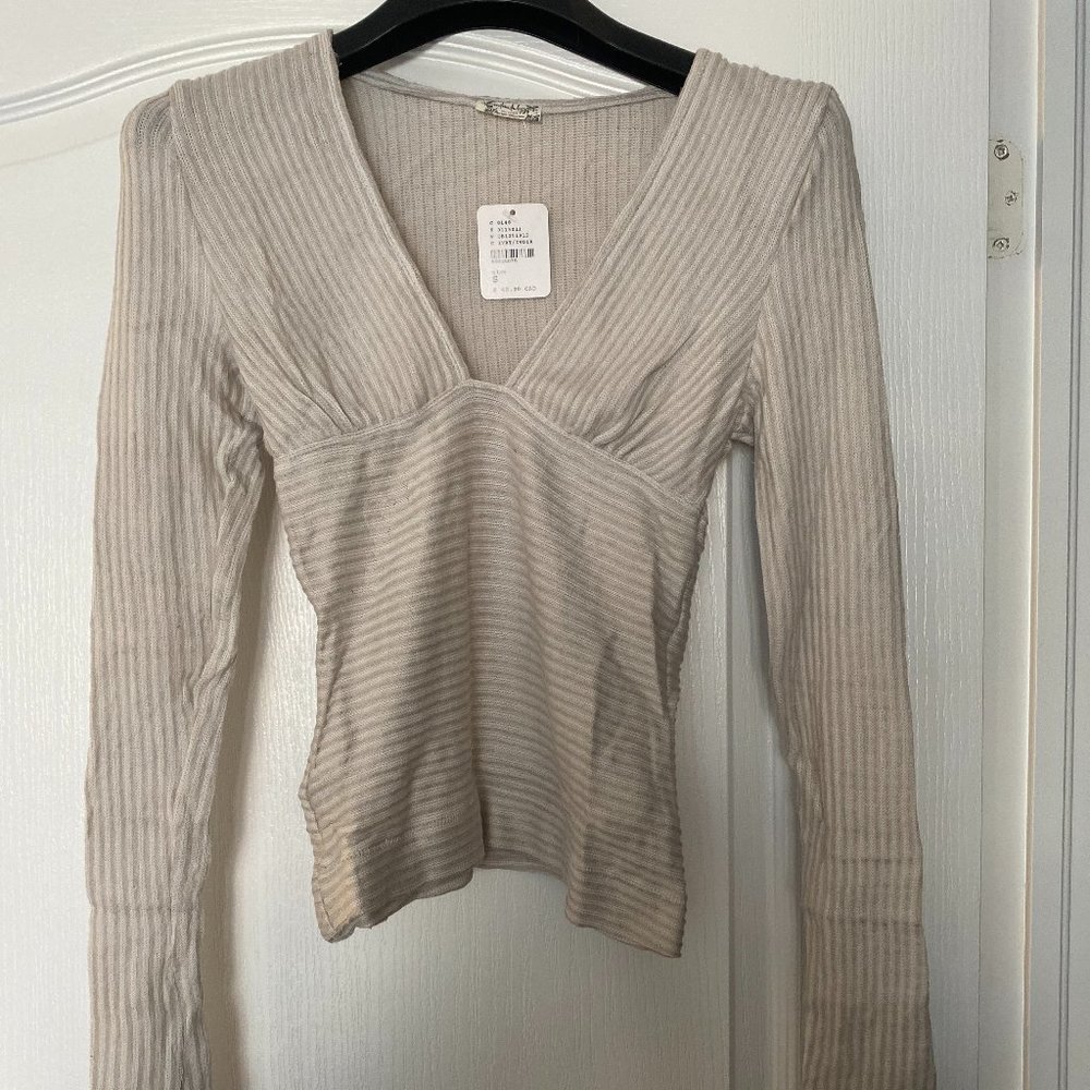 Free People Grey Top
